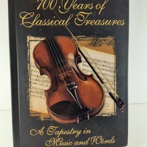 700 years of classical treasures hard cover book with cds
